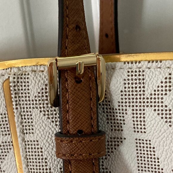 Michael Kors Signature Medium Tote (Vanilla) NWOT - Picture 8 of 16
